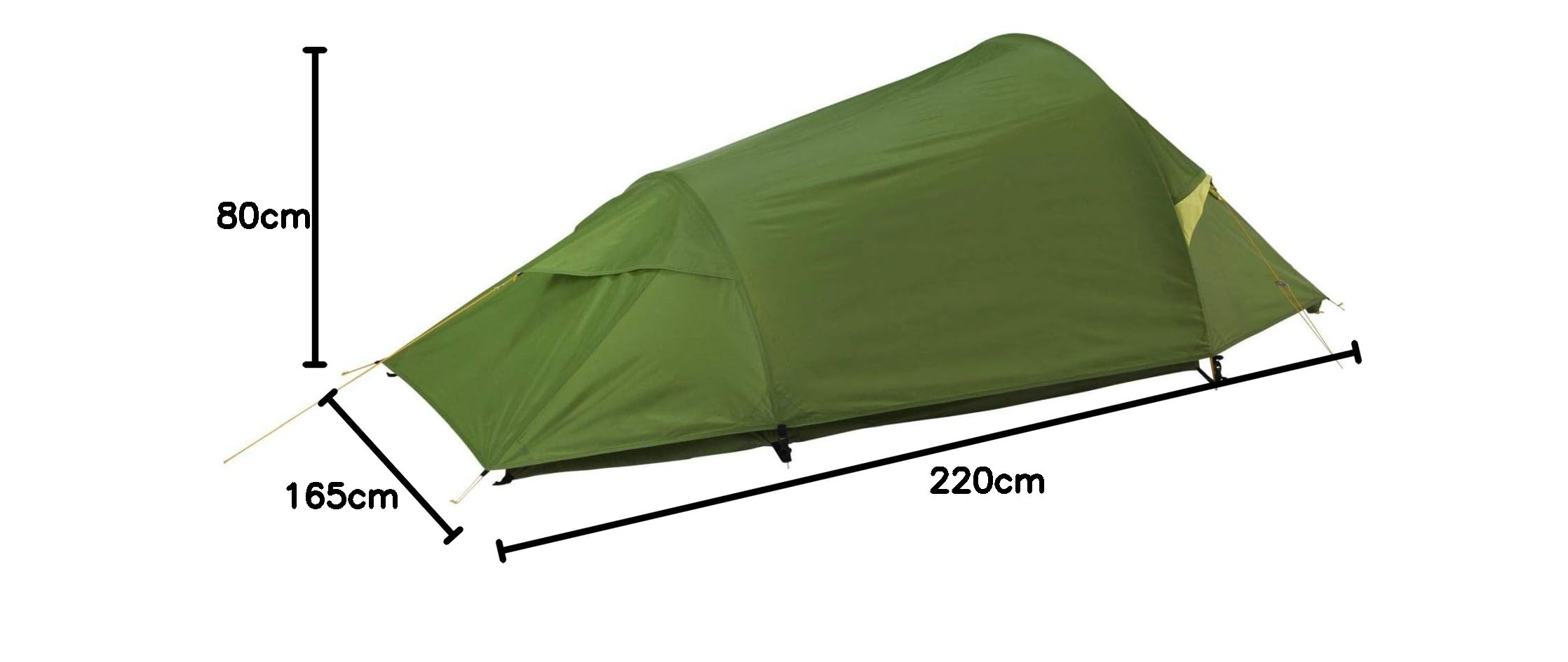 McKinley 245071900000 Unisex Adult Tent, Green/Green, One Size